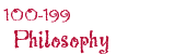 100-199 Philosophy